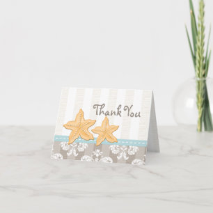 Blue Starfish Merci Cartes Notes