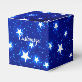 Blue Stargazer Cube Geschenkschachtel