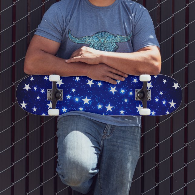 Blue Stargazer Skateboard (Außenbereich 3)