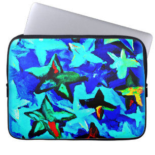 Blue Starry Night Sky. Jetzt kaufen Laptopschutzhülle
