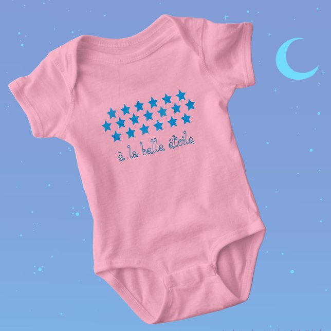 Blue Stars A La Belle Etoile Baby Strampler (Von Creator hochgeladen)
