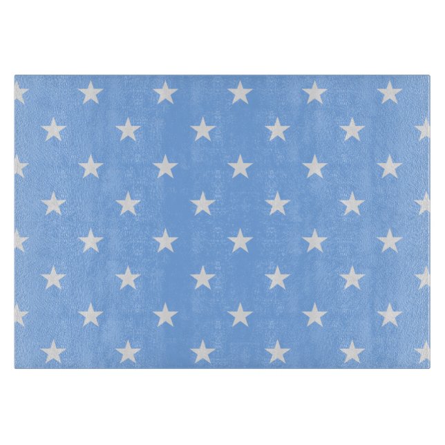 Blue Stars Cutting Board Schneidebrett (Vorderseite)