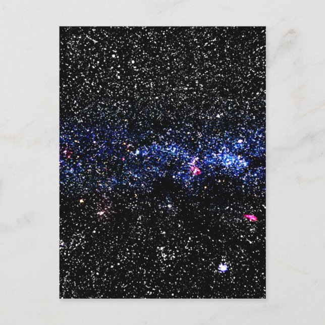 Blue Stars Postkarte (Vorderseite)