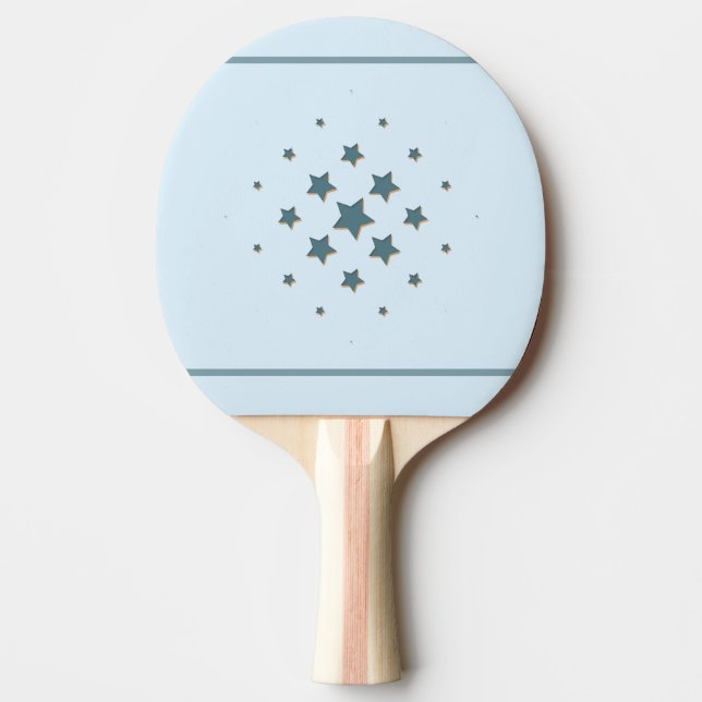 Blue Stars Tischtennis Schläger (Vorderseite)
