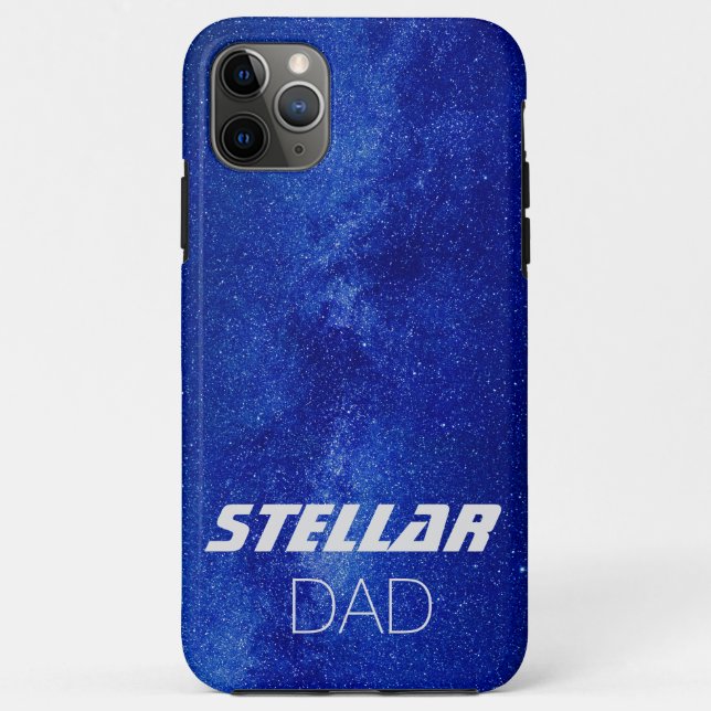 Blue Stellar Vater Case-Mate iPhone Hülle (Rückseite)