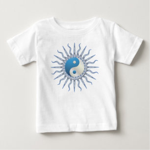 Blue Sternexplosion Yin Yang Baby T-shirt