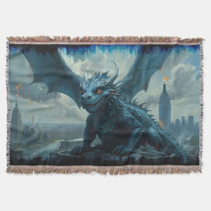 Blue Stone Dragon besucht New York Decke