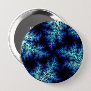 Blue Stonewash Speckle Button