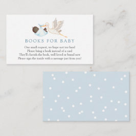 Blue Storch Books für Baby-Einsteckkarte Begleitkarte