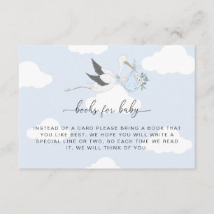 Blue Storch Books Request Insert Card