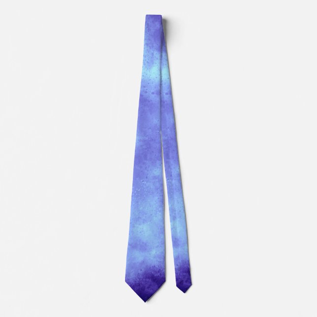 Blue Storm Cloud Effect  Neck Tie Krawatte (Vorderseite)