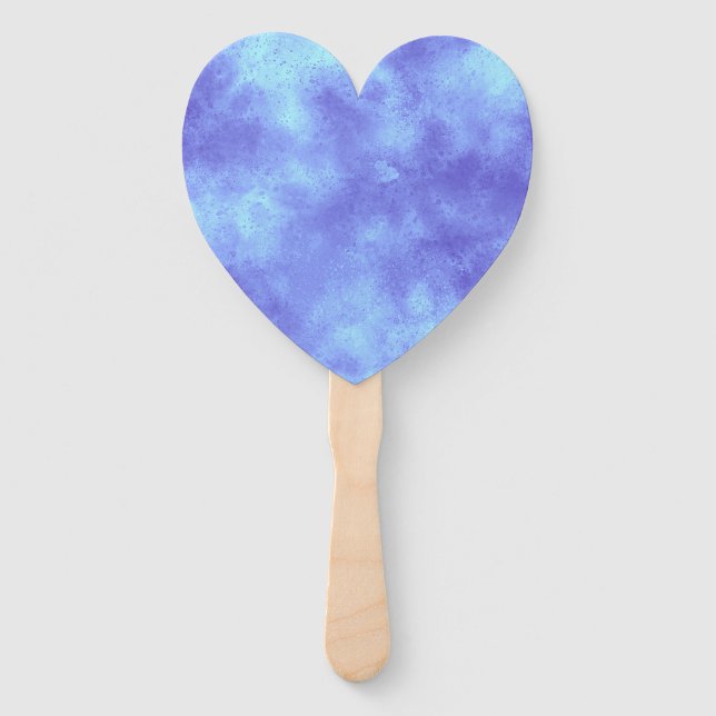 Blue Storm Cloud Set of Fans Fächer (Rückseite)