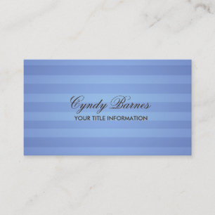 Blue Strip Business Card Visitenkarte