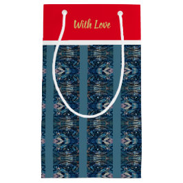 Blue Strip Liebe Geschenktasche von Poet Adiela Ak Kleine Geschenktüte