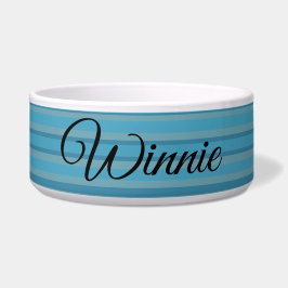 Blue striped monochromatic napf