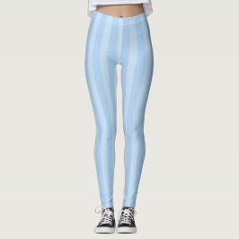 Blue Stripes 80er Ausüben Halloween Kostümchic Leggings