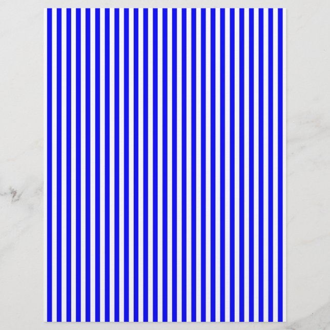 Blue Stripes Letterhead (Vorderseite)
