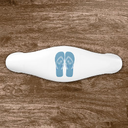 Blue Summer Beach Flip Flops Door Knob Keramik Schubladengriff