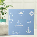Blue Summer Ocean Seamless Pattern Kinder Bad Fliese<br><div class="desc">Bringen Sie im Sommer die Zuhause mit unserem Blue Summer Ocean Seamless Pattern Kids Bad Keramik Fliesen. Eine Touch von Seeblick,  Eleganz für Ihren Raum!</div>