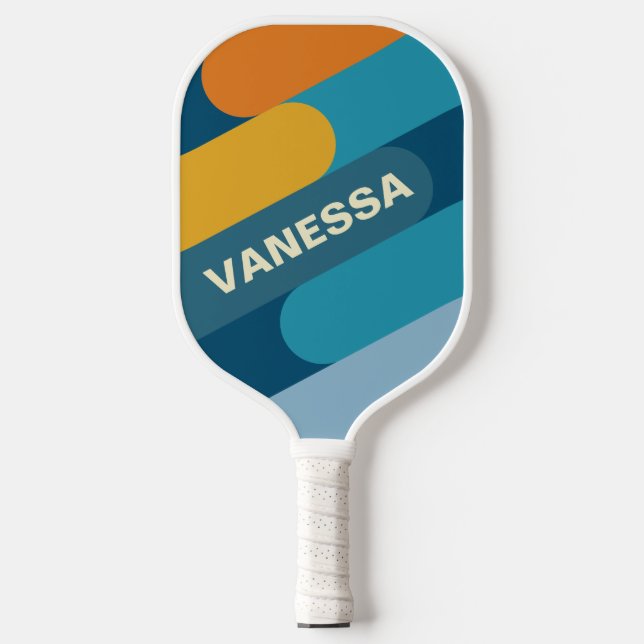 Blue Sun Fusion with Name Pickleball Schläger (Vorderseite)