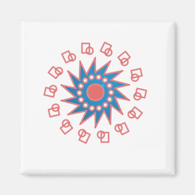 Blue Sun Magnet (Vorne)