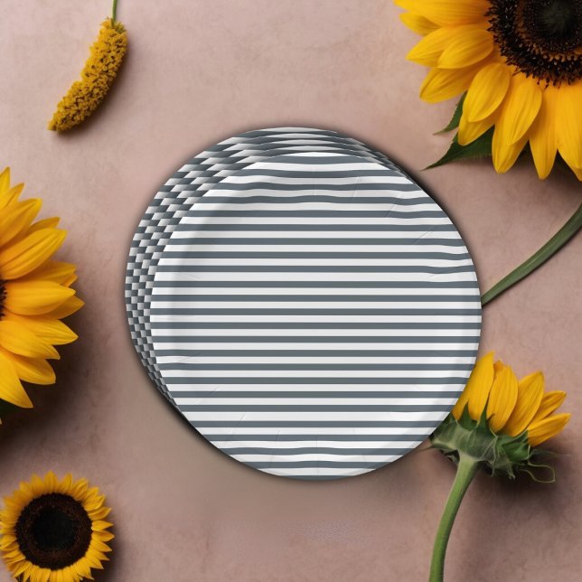 Blue Sunflower Baby Dusche Pappteller (Von Creator hochgeladen)