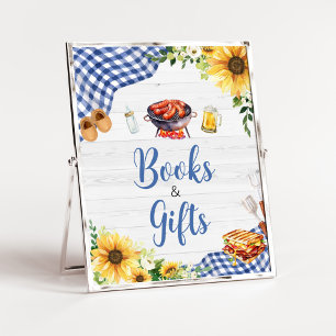 Blue Sunflower GRILLEN Baby Duschbücher und Gesche Poster