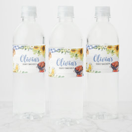 Blue Sunflower GRILLEN Baby Dusche