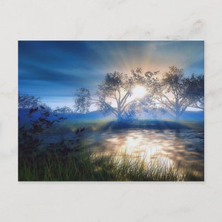 Blue Sunset Postkarten