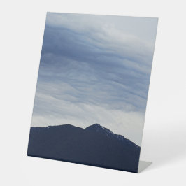 Blue Sunset Sockelschild