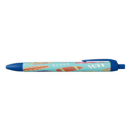 Blue Surfboard Pen Kugelschreiber