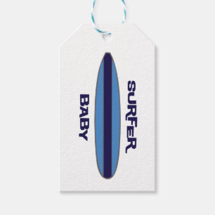 Blue Surfer Baby Geschenkanhänger