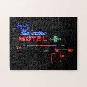 Blue Swallow Motel Sign, Route 66, Tucumcari, N.M.