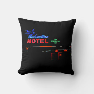 Blue Swallow Motel, Tucumcari, New Mexico Kissen