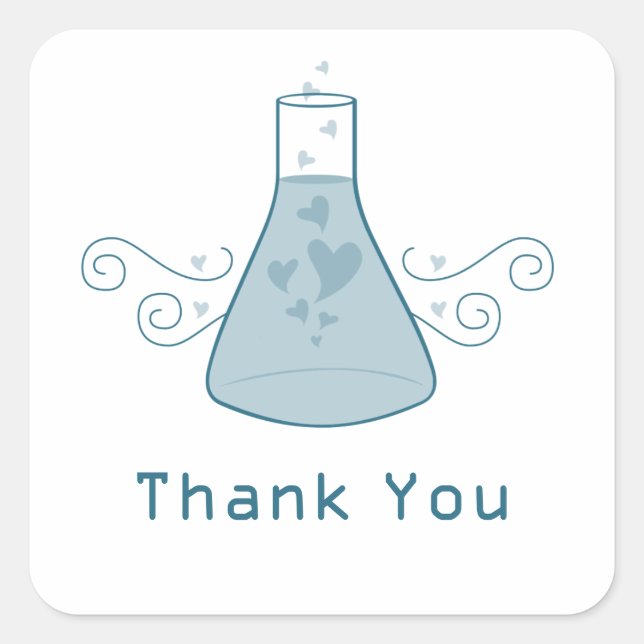 Blue Sweet Chemie Danke an die Stickers (Vorderseite)