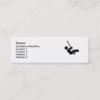 Blue Swinger Calling Card Mini Visitenkarte