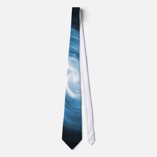 Blue Swirl Krawatte (Vorderseite)