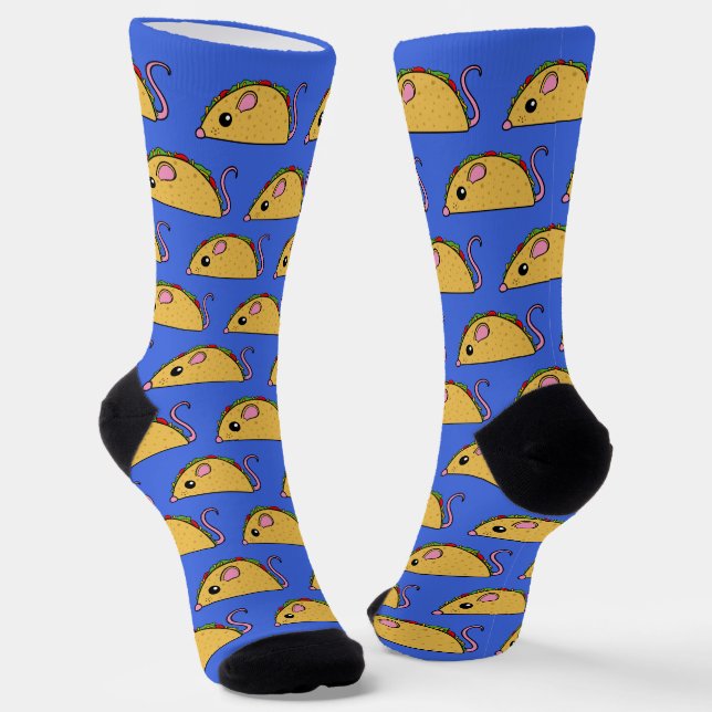 Blue Taco Rat Crew Socken (Gewinkelt)