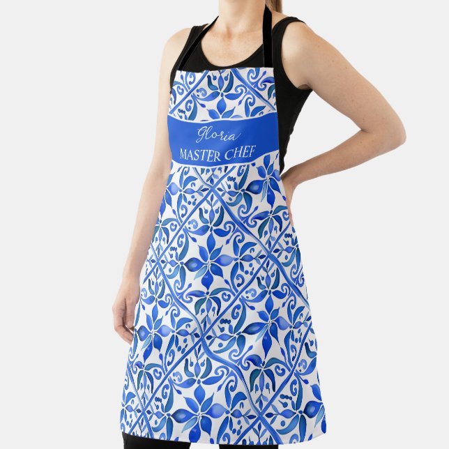 Blue Talavera personalisierte Geschenke Schürze (InSitu)