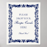 Blue Talavera Tile Spanish Gemeinsames Rezept Brid