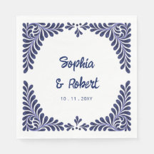 Blue Talavera Tiles Wedding