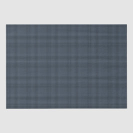 Blue Tartan Kariertes Weihnachtszettel | elegant Seidenpapier