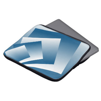 Blue Teal geometry Laptopschutzhülle