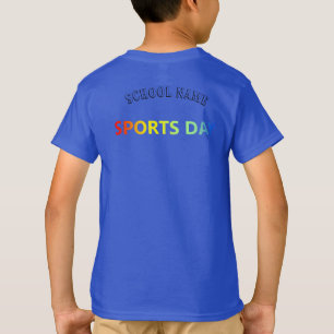 Blue Team Cheer Stand, führende Squad - Sport Day T-Shirt
