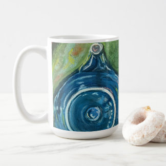 Blue Teapot and Chai Artwork Kaffeetasse