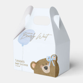 Blue Teddy wir können frühzeitig abwarten Baby Dus Geschenkschachtel