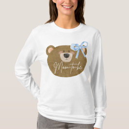 Blue Teddy wir können frühzeitig abwarten Baby Dus T-Shirt