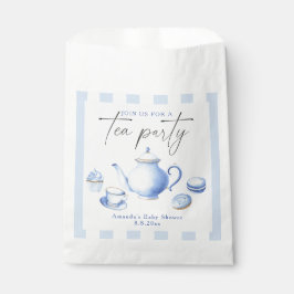 Blue Tee Party Baby Dusche Geschenktütchen