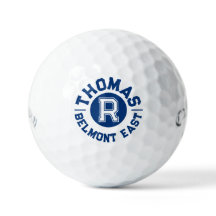 Blue Text Sport benutzerdefinierte Monogrammnamen