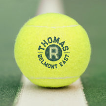 Blue Text Sport benutzerdefinierte Monogrammnamen